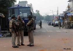 heavy police deployment in trilokpuri