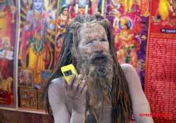 whatsapp baba the biggest attraction of magh mela in allahabad