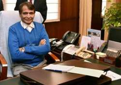 suresh prabhu to launch three trains for bihar bengal tomorrow