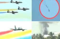 navy s aerobatic plane crashes two pilots dead seven injured