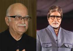 advani big b and rajat sharma among padma awardees for the year 2015