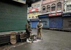 shutdown hits life in kashmir valley