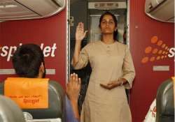 international yoga day takes a new high asana at 35000 feet above ground