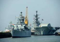 indian warships in russia for naval wargames