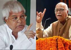 it s advani s farewell yatra says lalu prasad