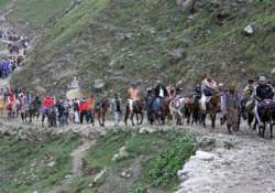 j k govt has no plans to build road to amarnath shrine