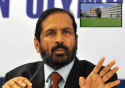 kalmadi admitted to aiims