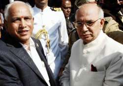 karnataka governor promises action against cm