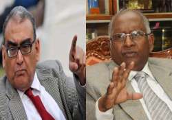 katju triggers fresh controversy targets ex cji balakrishnan