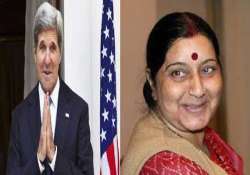 kerry congratulates sushma swaraj