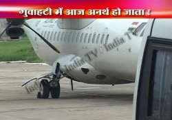 lady pilot lands air india plane on one wheel in guwahati