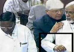 lalu did not tutor me to tear lokpal bill rajniti prasad