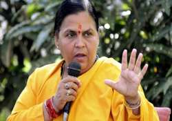 mp ahead of gujarat in development uma bharati