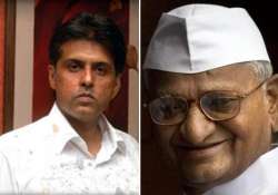 manish tewari gives written apology to hazare