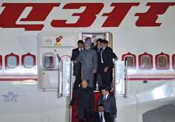 manmohan singh leaves for st. petersburg g20 summit