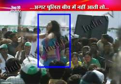 meerut teenagers mob tear up dancer s dress at ajit singh s election rally