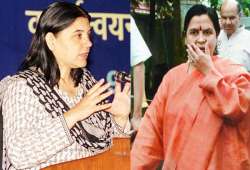 menaka uma upset over kushwaha induction