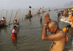 millions congregate in prayag for maha kumbh mela