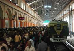 mob vandalizes property at sealdah station train services hit