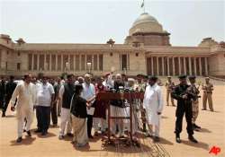 nda leaders meet president demand special parliament session