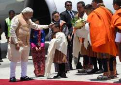 narendra modi moved by bhutanese children s song