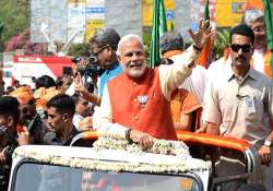 narendra modi s roadshow in delhi routes to avoid