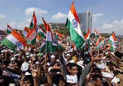 celebrations at full blast at ramlila maidan