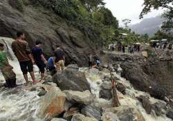 nearly 600 tourists stranded in sikkim due to landslide