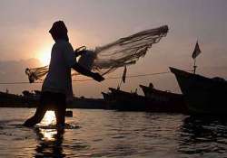 nine fishermen stranded mid sea rescued in tamil nadu