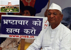 pil filed iin sc to restrain hazare from going on fast