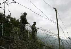 pak troops fire twice near loc on poonch kathua one bsf jawan injured