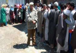 polling underway in baramulla ls seat