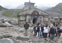 prayers to resume at kedarnath shrine from sept 11 bahuguna