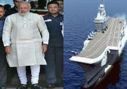 prime minister narendra modi to visit ins vikramaditya