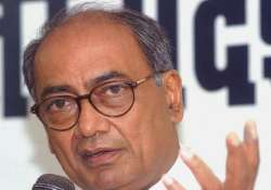 probe digvijay s visit to terrorist s house rss leader