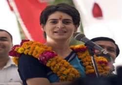 protesters demand priyanka s entry into active politics