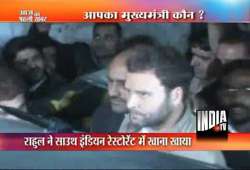 rahul had south indian dinner in varanasi restaurant