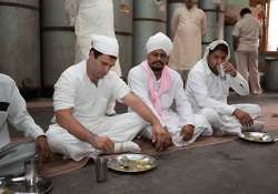 rahul makes unannounced trips to varanasi chandauli