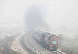 railway helpline for fog affected train passengers