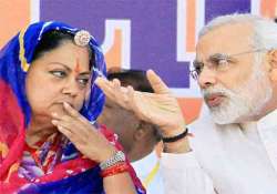 rajasthan polls narendra modi has big hand in bjp s win says raje