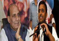 rajnath singh calls up akhilesh yadav asks to ensure peace