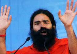 ramdev in favour of sadhvi ritambara at fast venue