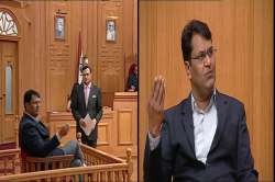 rebel aap mla binny tells aap ki adalat kejriwal has a secret deal with congress