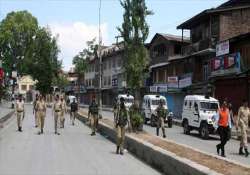 restrictions imposed in srinagar over quit kashmir rally