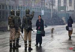 restrictions in srinagar over separatist shutdown affects life