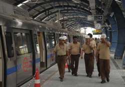 safety inspection of central secretariat mandi house metro line tomorrow