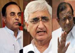 salman khursheed defends chidambaram calls nda demand unjustified