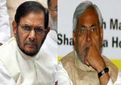 sharad yadav slams nitish for practicing caste based politics in bihar