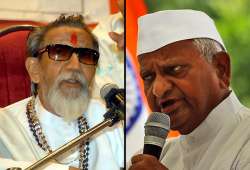 shiv sena tells hazare don t limit anti cong stand to lokpal issue alone