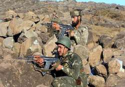 shots fired at indian post by pakistan snipers